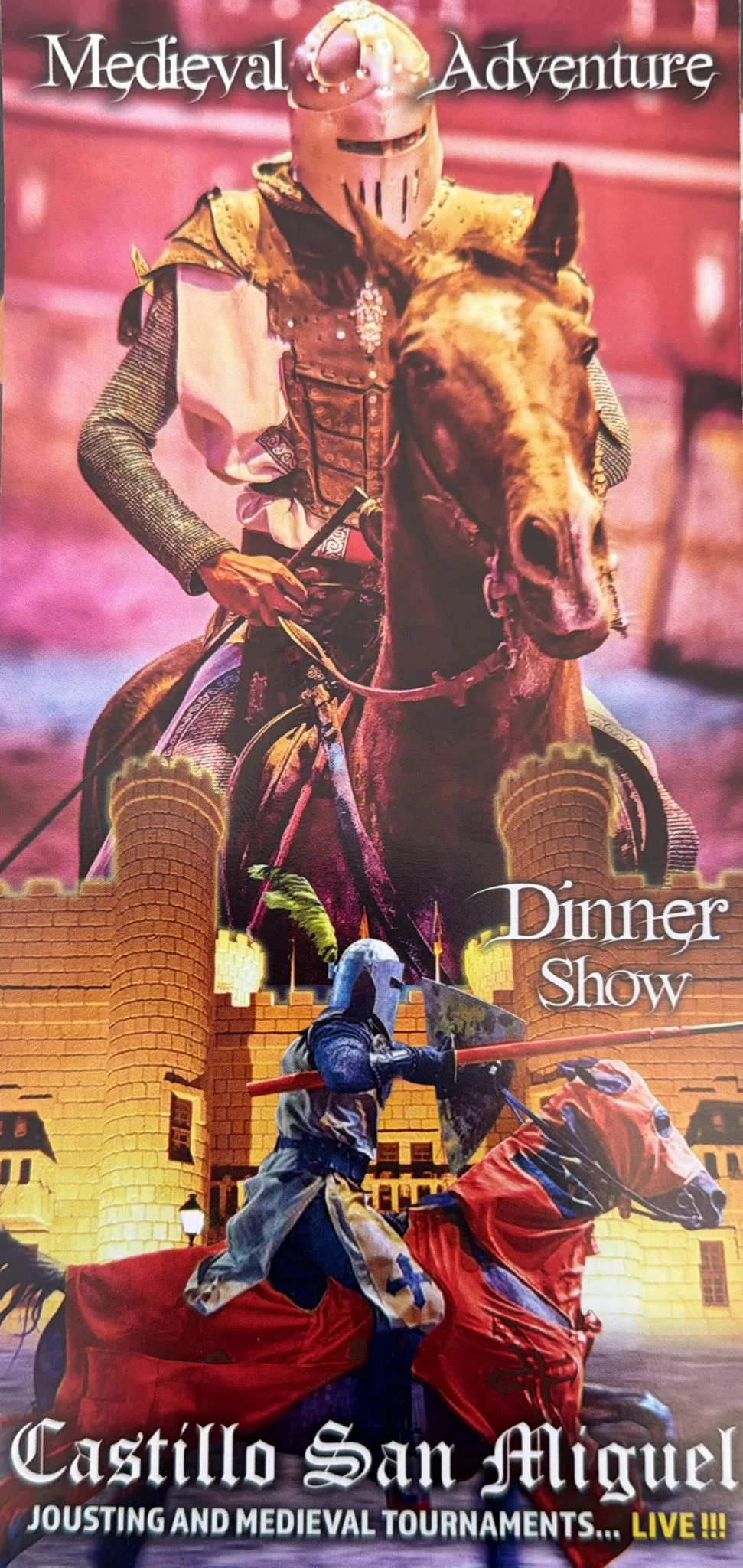 Medieval dinner show at Castillo San Miguel in Tenerife